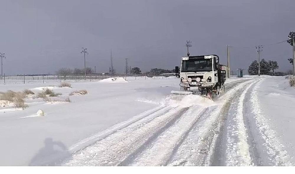 Osmangazi'nin Y&uuml;ksek Kesimlerinde Kar N&ouml;beti