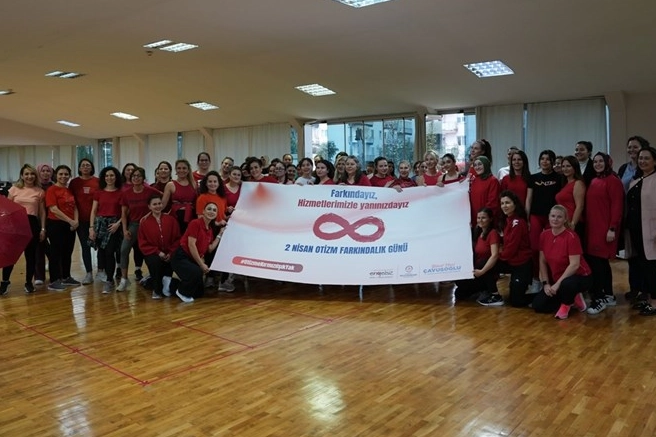 Denizli'de otizm farkındalığı i&ccedil;in anlamlı etkinlik