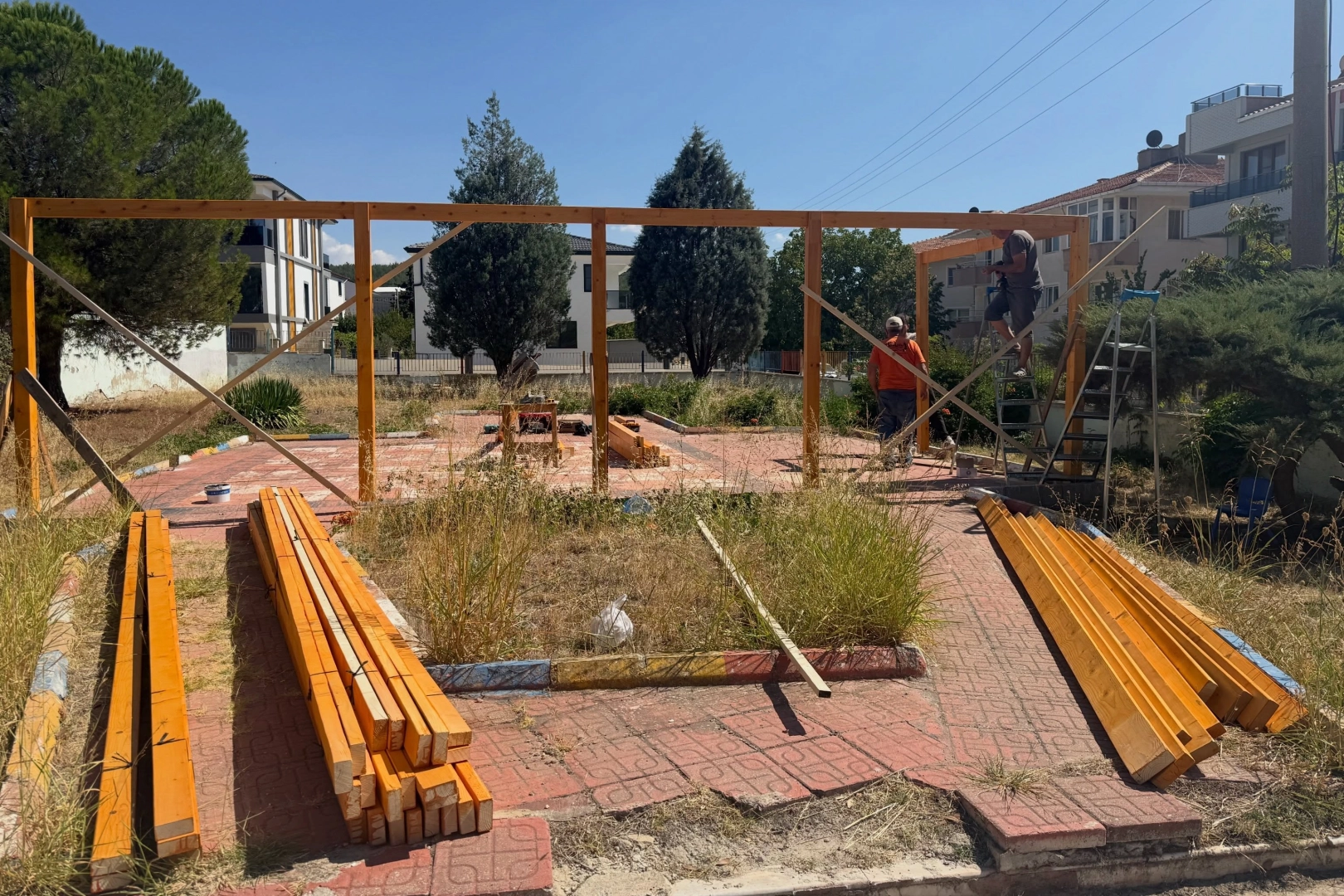 Keşan'da merhum Vahit Ers&ouml;z&rsquo;&uuml;n anısına a&ccedil;ık hava anasınıfı projesi