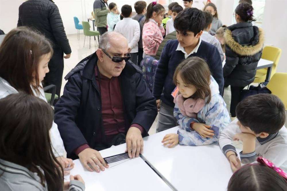 İZGİM&rsquo;de Braille Alfabesi farkındalığı