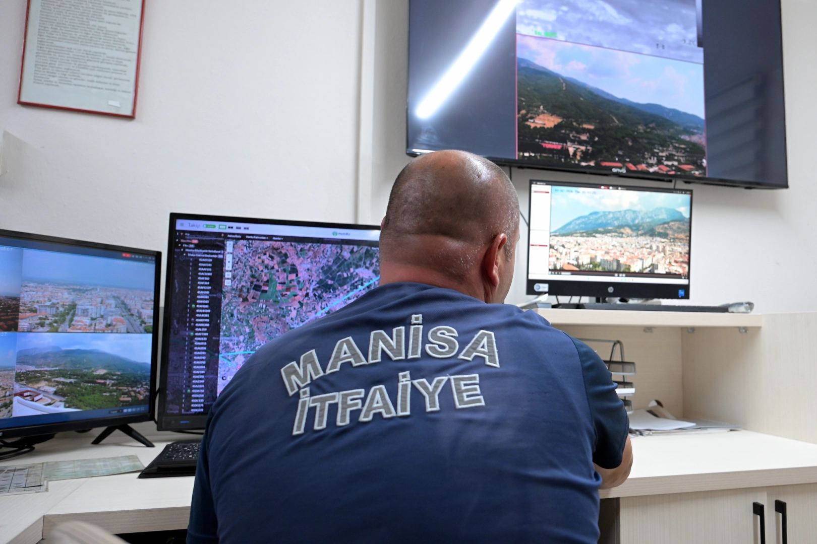 Manisa B&uuml;y&uuml;kşehir&rsquo;den yangınla m&uuml;cadelede teknoloji hamlesi