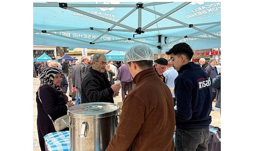B&uuml;y&uuml;kşehir'den deprem şehitleri i&ccedil;in &ccedil;orba ikramı