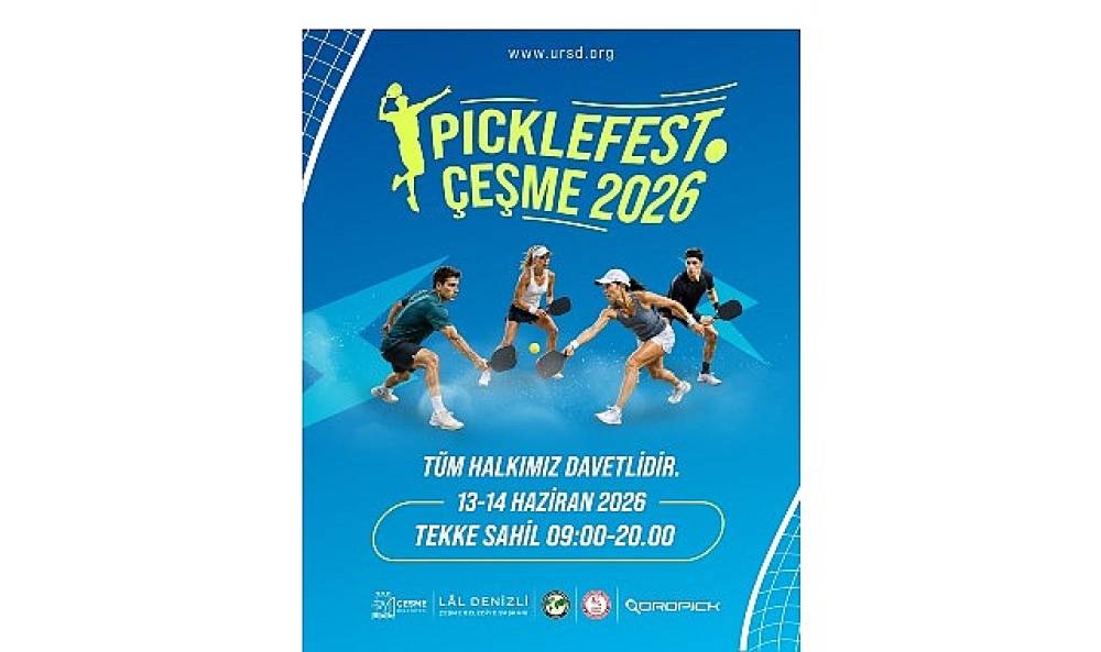 &Ccedil;eşme'de Pickleball heyecanı: Uluslararası turnuva ve festival peş peşe