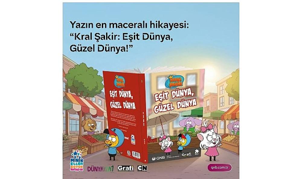 QNB T&uuml;rkiye ve Kral Şakir'den &Ccedil;ocuklara Karne Hediyesi