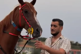 Edirne İpsala&rsquo;da Arap atı sevgisini yaşatıyor