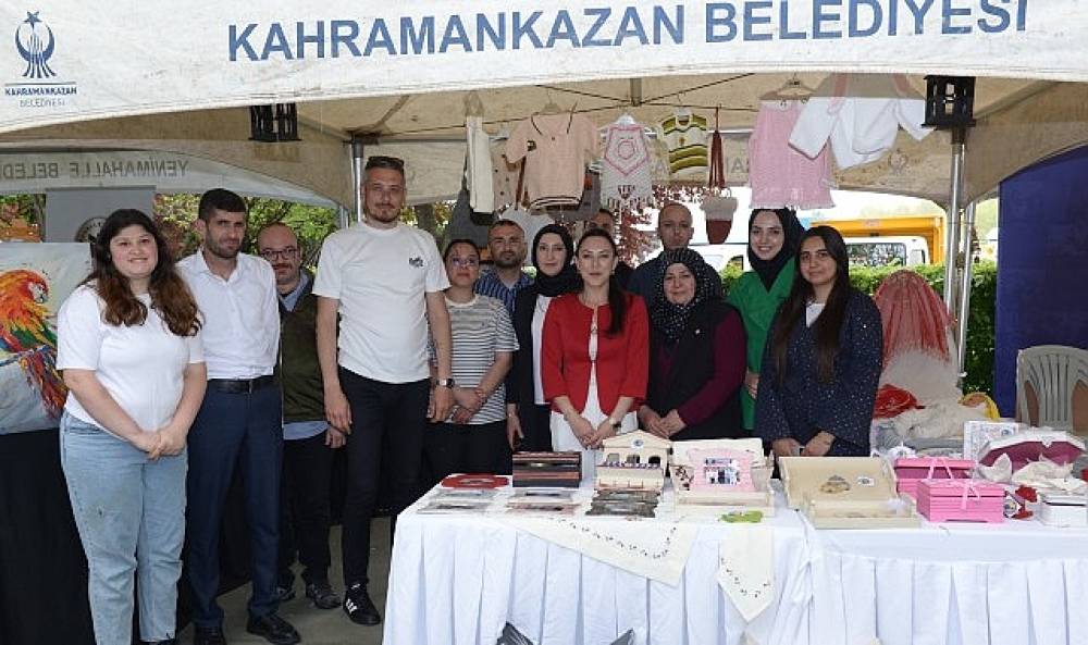 Kahramankazan'ın &Ouml;zel Bireyleri Festivalde Yerini Aldı