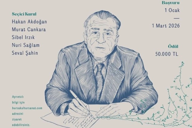 Bursa'da Tanpınar Roman &Ouml;d&uuml;l&uuml;'ne başvurular başladı