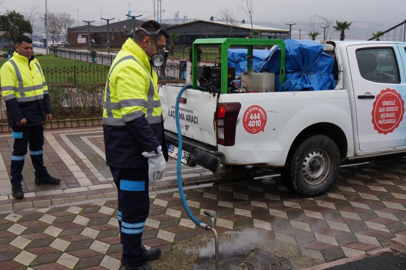 Balıkesir&rsquo;de halk sağlığı i&ccedil;in kışlak m&uuml;cadelesi