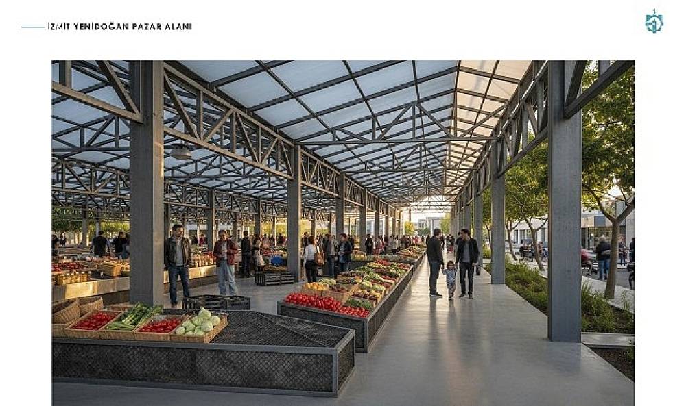 İzmit Yenidoğan'a modern kapalı pazar alanı geliyor