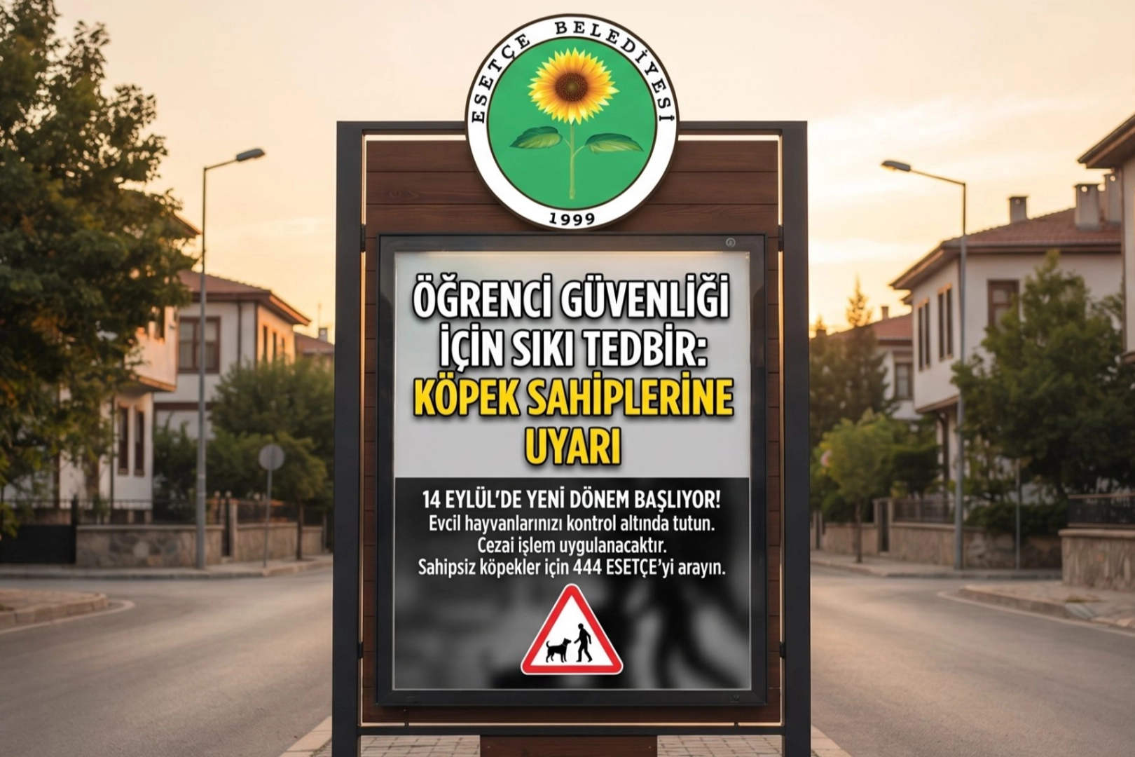Eset&ccedil;e Belediyesi&rsquo;nden &ouml;ğrenci g&uuml;venliğine sıkı tedbir