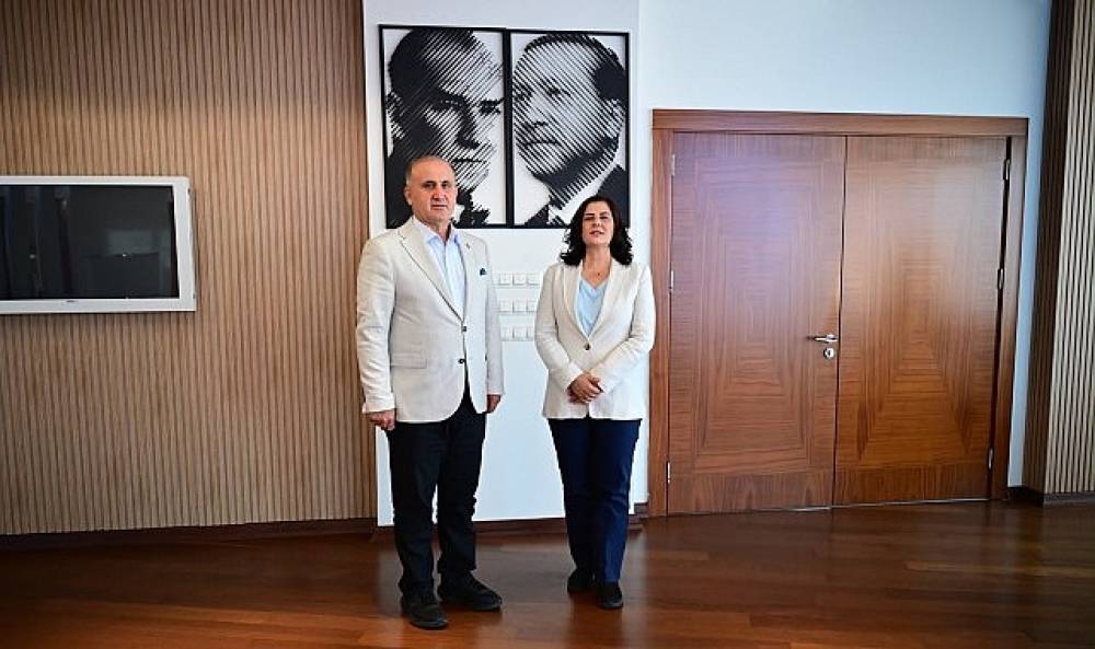 Başkan &Ccedil;er&ccedil;ioğlu'na İncirliova Belediye Başkanı Aytekin Kaya'dan Ziyaret