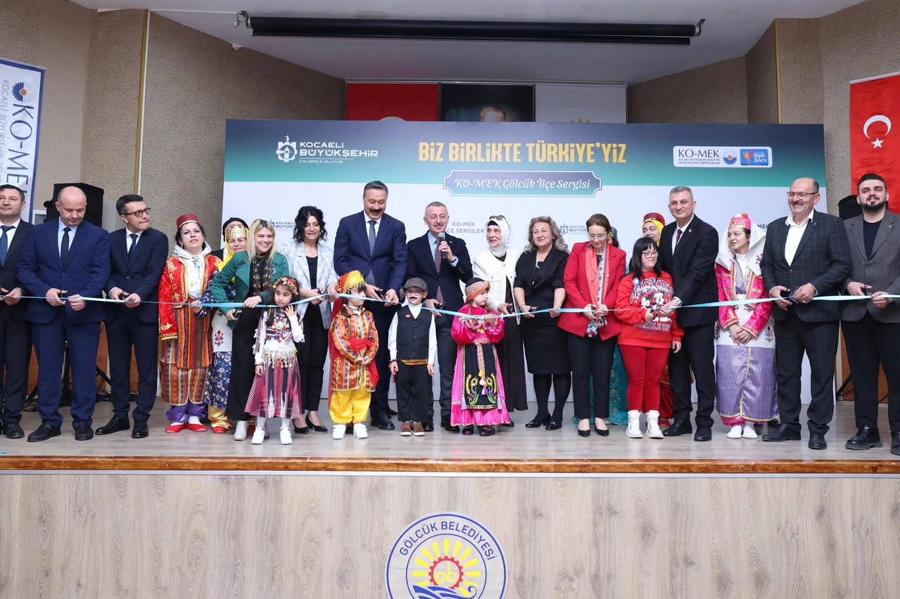 KO-MEK&rsquo;in &uuml;&ccedil;&uuml;nc&uuml; sergisi G&ouml;lc&uuml;k&rsquo;te a&ccedil;ıldı