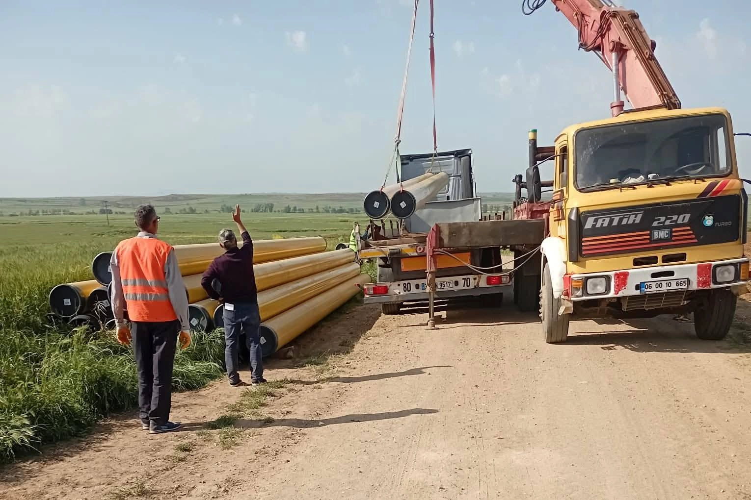 İpsala İbriktepe&rsquo;de doğal gaz i&ccedil;in ilk kazma
