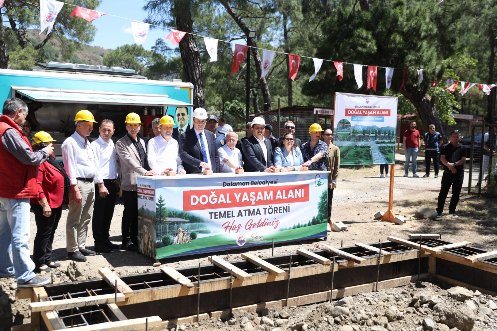 Muğla Dalaman&rsquo;da Doğal Yaşam Alanı temeli atıldı