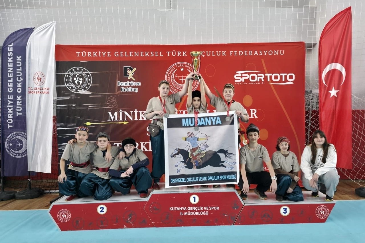 Mudanyalı minik ok&ccedil;ulardan T&uuml;rkiye derecesi