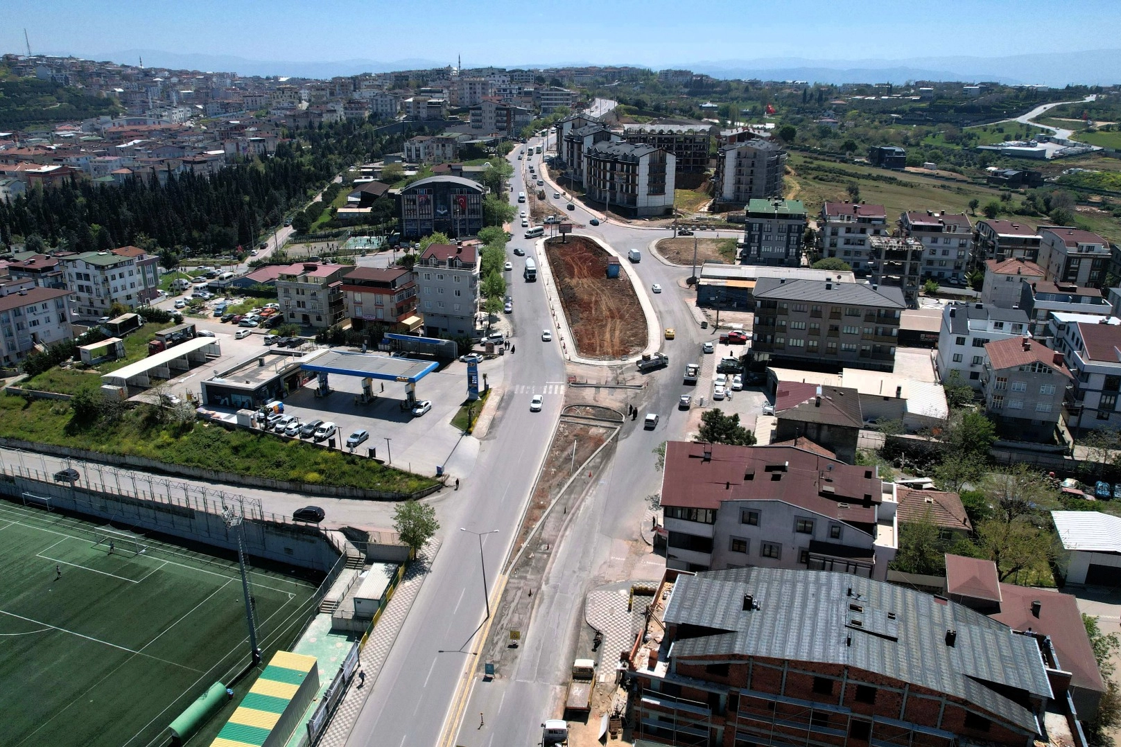 B&uuml;y&uuml;kşehir&rsquo;den &ouml;rnek bir kavşak d&uuml;zenlemesi daha