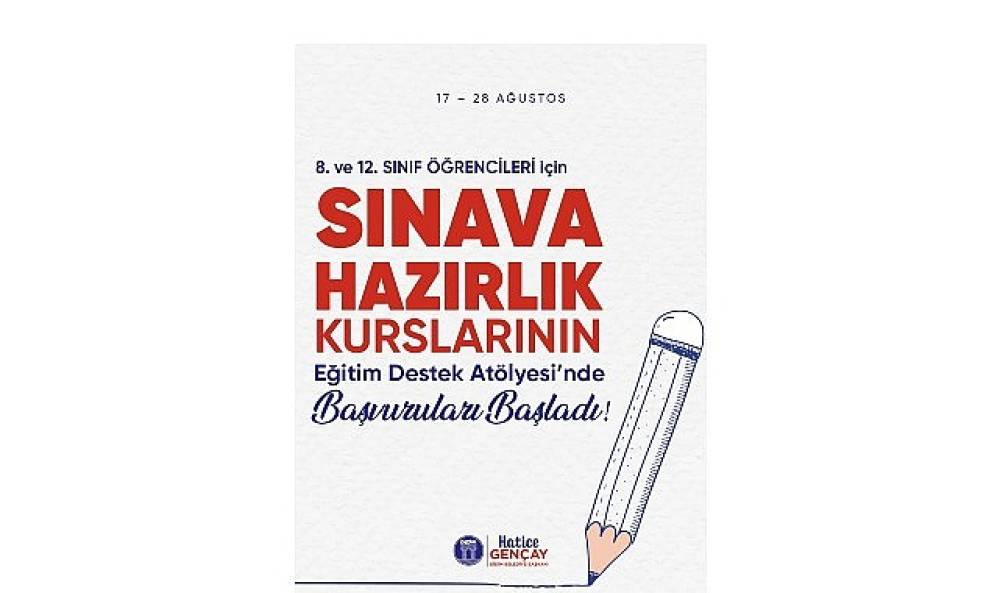 Didim Belediyesi'nden &Ouml;ğrencilere Sınava Hazırlık Desteği