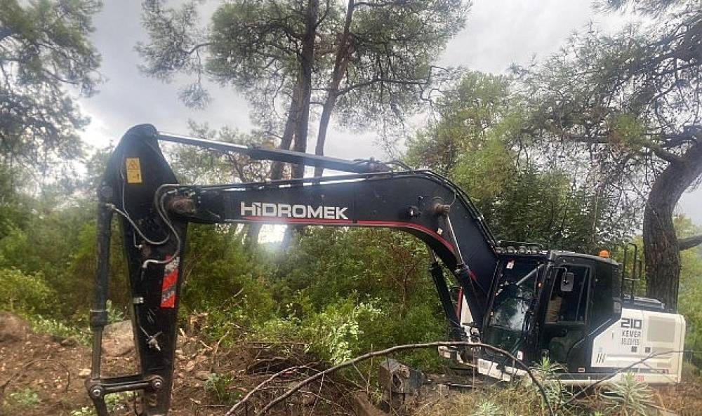 Kemer'de altyapı &ccedil;alışmaları