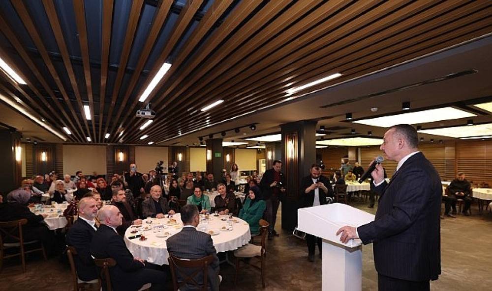 Başkan B&uuml;y&uuml;kakın, K&uuml;lt&uuml;rel Miras Taşıyıcıları ile iftar yaptı