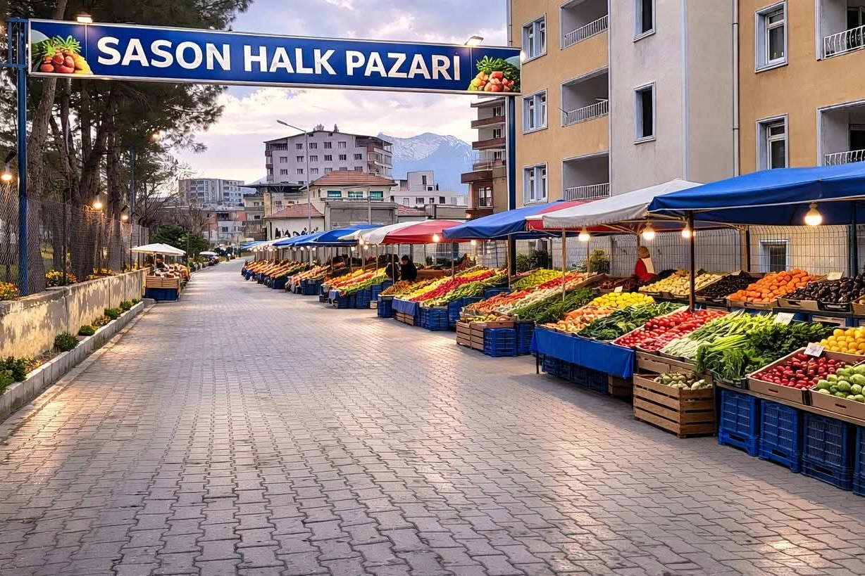 Sason&rsquo;da Ramazan boyunca 'Halk Pazarı' kuruluyor