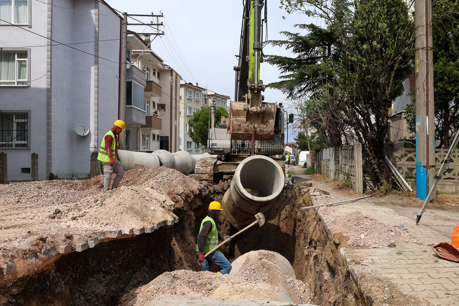 SASKİ&rsquo;den yeni yağmur suyu hattı