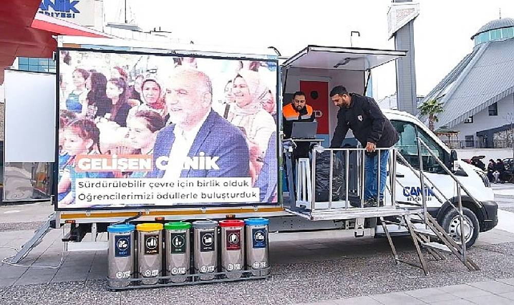 Canik'te 5 Ton Atık Geri D&ouml;n&uuml;ş&uuml;me Kazandırıldı&nbsp;