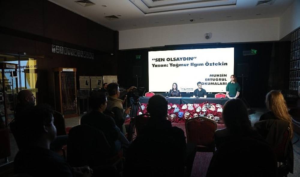 Muhsin Ertuğrul Okumalarının son konuğu Yağmur Ilgım &Ouml;ztekin'in &ldquo;Sen Olsaydın" oyunu oldu