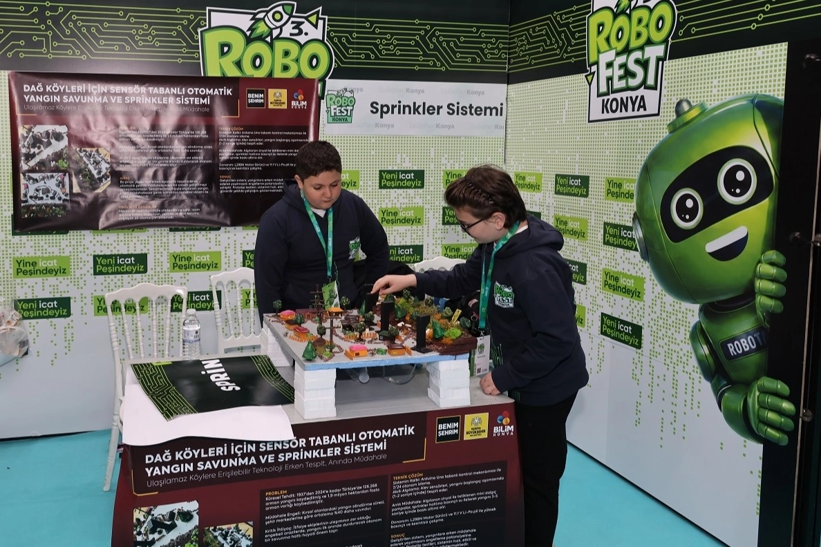 Konya&rsquo;da ROBOFEST heyecanı... 917 robot yarışıyor