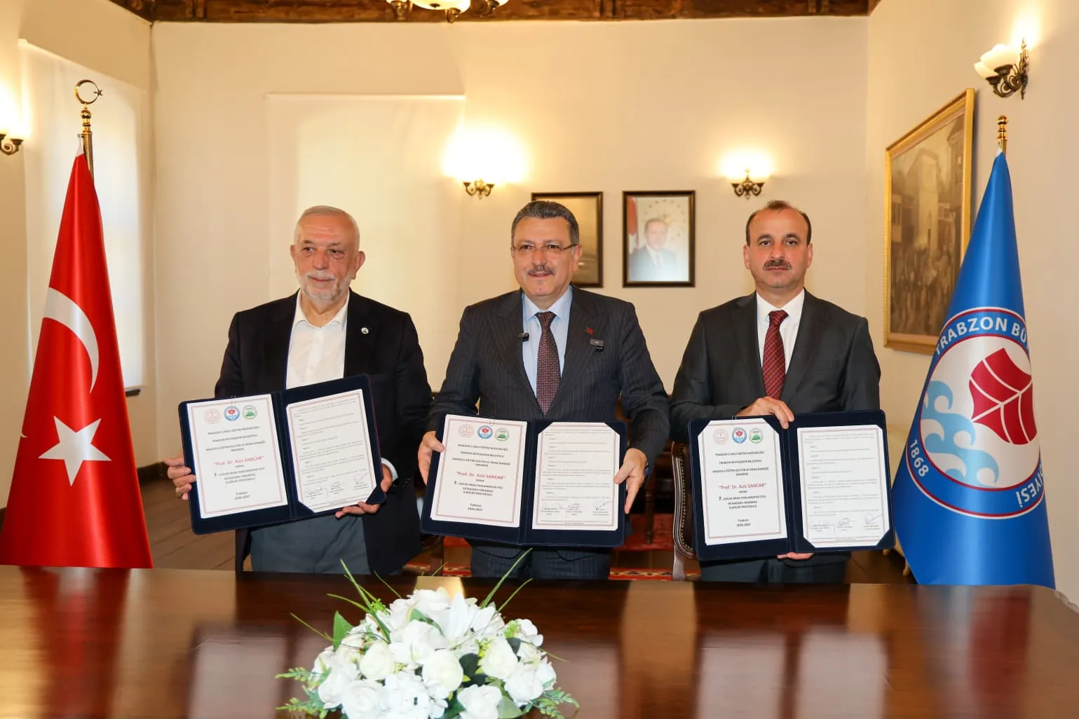 Trabzon'da Aziz Sancar Adına M&uuml;nazara Yarışması d&uuml;zenlenecek