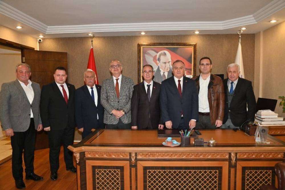 Başkan Erg&uuml;n MESOB'ta