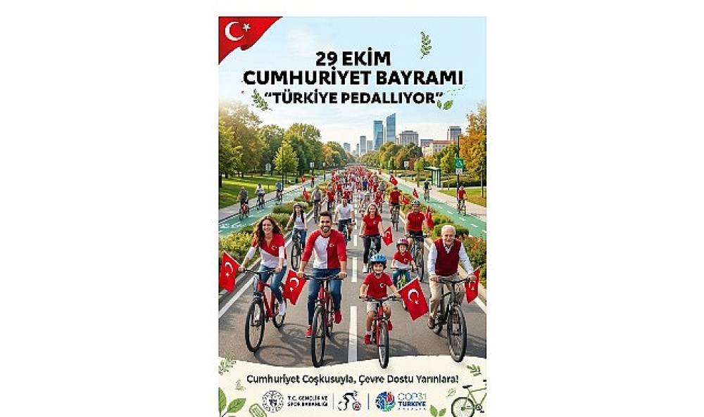  29 Ekim'de 81 İlde &ldquo;T&uuml;rkiye Pedallıyor!"
