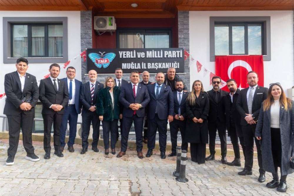 Muğla ve Bodrum'da Yerli ve Milli Parti'den a&ccedil;ılış