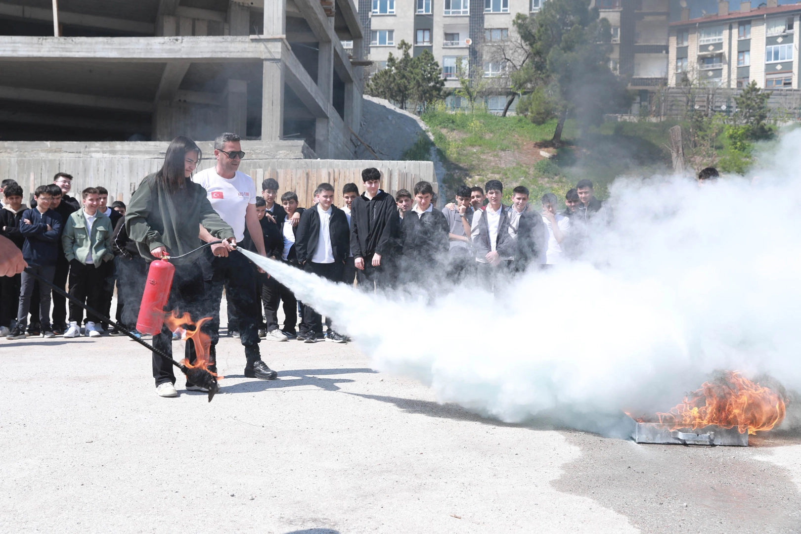 Ankara Ke&ccedil;i&ouml;ren'de gen&ccedil;lere afet bilinci