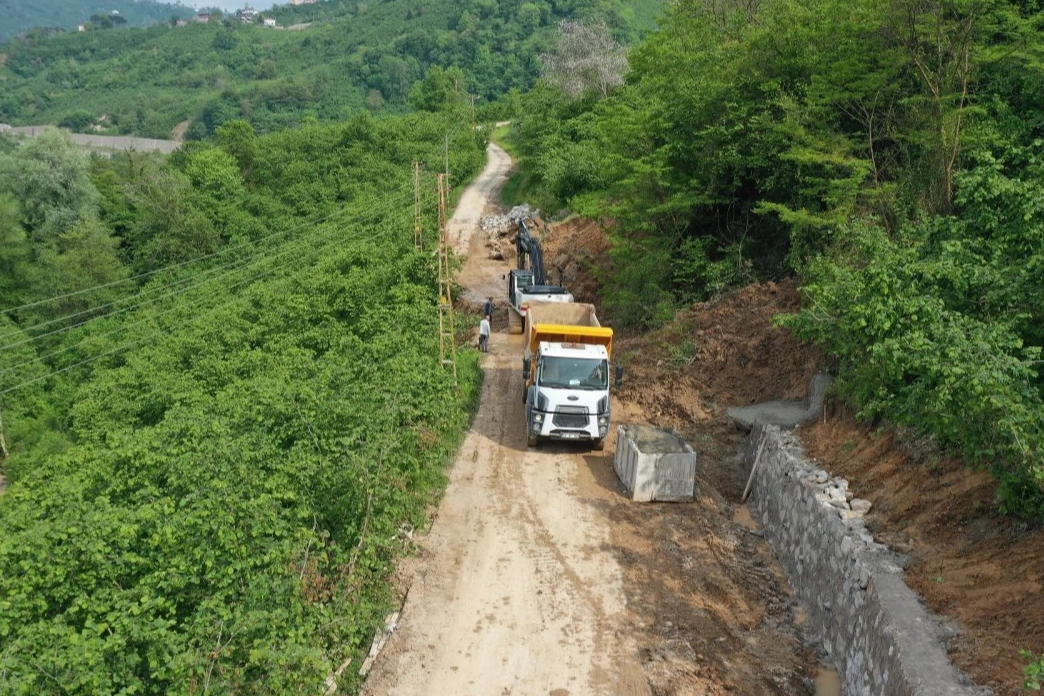 Ordu'da Kovancı'ya taş duvar &ouml;nlemi