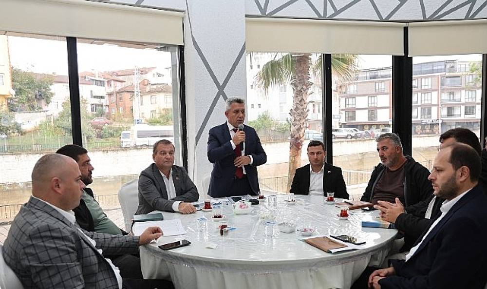 Başkan &Ouml;lmez Muhtarlarla Buluştu: &ldquo;&Ouml;nceliğimiz Hizmet"