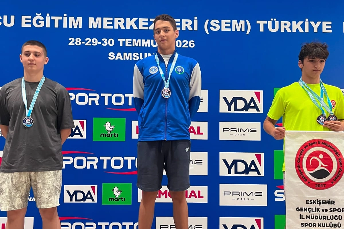 B&uuml;y&uuml;kşehir Belediyesporlu y&uuml;z&uuml;c&uuml;lerden 3 madalya